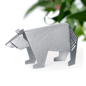BEAR - Contemporary Metal Figurine