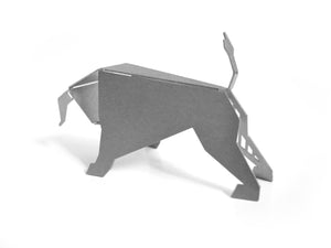Wall Street Charging Bull and Bear Figurines - Stock Market Gift - Office Decor