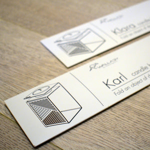 KARL & KLARA - a Set of Geometric Tea Light Holders