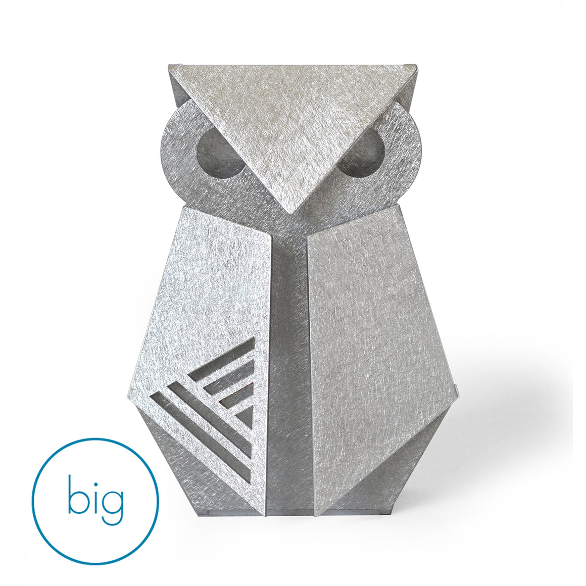 wise owl modern geometric figurine